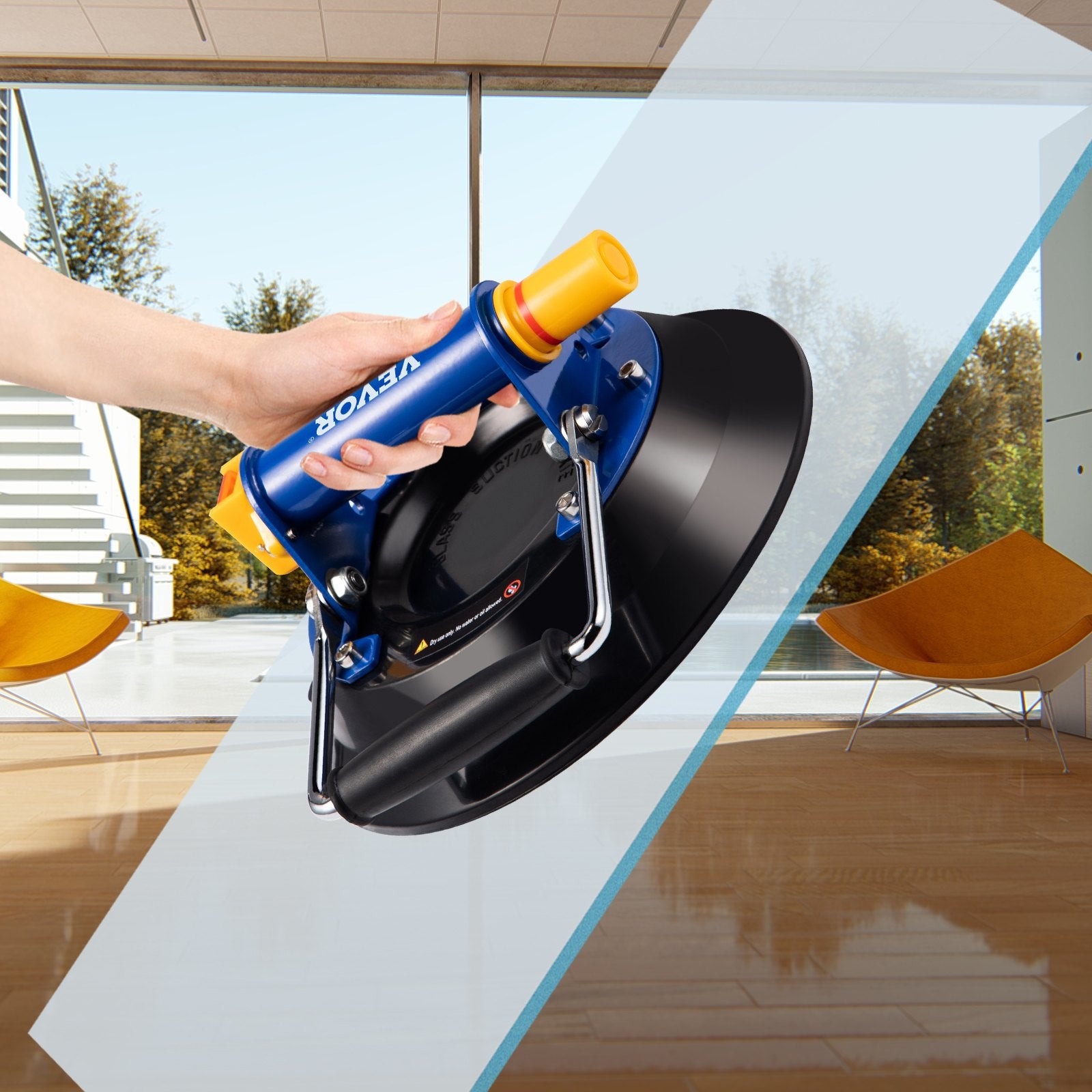 Glass Lifting Vacuum Suction Cup Glass Lifter Suction Cup 30.4 cm 150 kg V952-ZKXPYCJSSB1210RLVV0