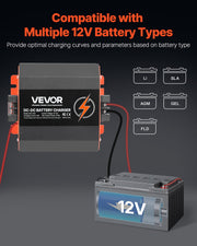 12V 30A DC to DC Charger Battery Charger 375W for Lead-Acid Lithium AGM V952-ZLDZLDDYSRCD1J7L8V9