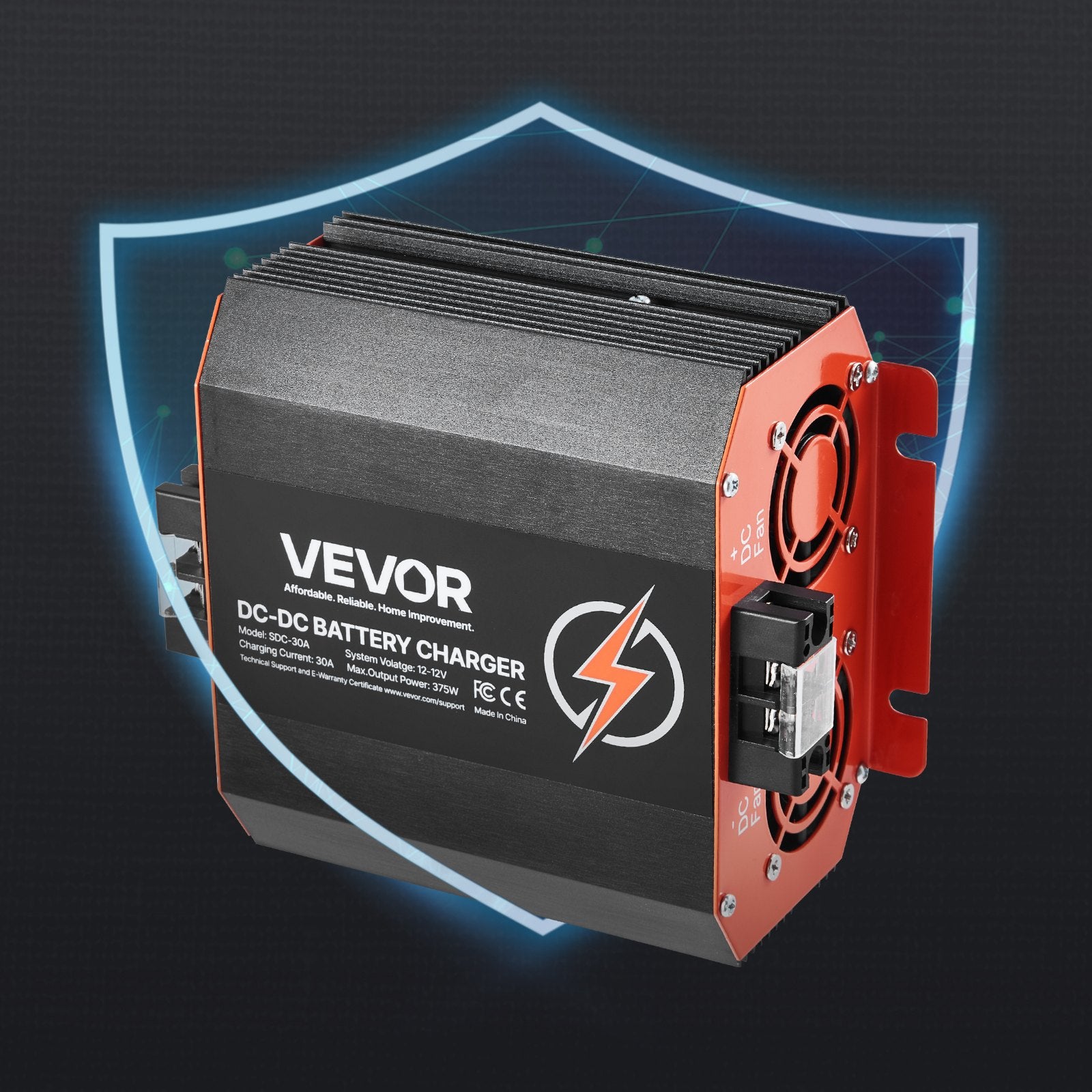 12V 30A DC to DC Charger Battery Charger 375W for Lead-Acid Lithium AGM V952-ZLDZLDDYSRCD1J7L8V9