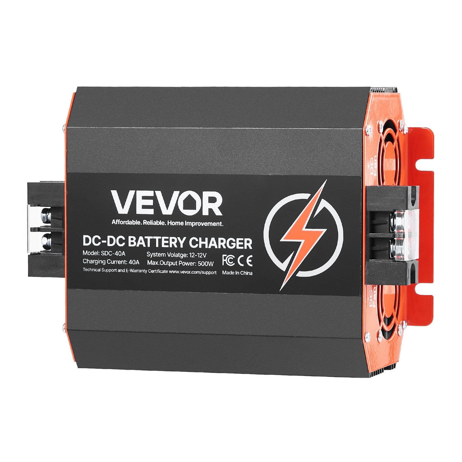 12V 40A DC to DC Battery Charger, 500W, On-Board Battery Charger for Lead-Acid, Lithium, AGM, GEL, and V952-ZLDZLDDYSRCDCJ0ZKV9