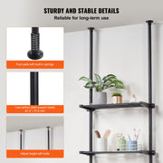 Over the Toilet Storage 4-Tier Bathroom Shelf Rack Space Saver Organizer V952-ZLGSGMTCWJ4CO9UA1V0