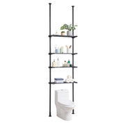 Over the Toilet Storage 4-Tier Bathroom Shelf Rack Space Saver Organizer V952-ZLGSGMTCWJ4CO9UA1V0