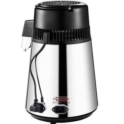 1.1 Gal Water Distiller, 0.3 Gal/H, 750W Distilled Water Maker Machine 0-99H Timing Set Temp Display, 304 V952-ZLJWXKYSACIHVQ18CV3