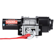 2041 kg Electric Winch, 12V DC ATV/UTV Winch with 6 mm x 12 m Steel Wire Rope, Wireless & Wired Remote V952-ZLQDXGSSJP45OJ5B5001V9