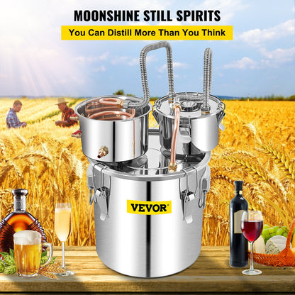 Moonshine Still Water Alcohol Distiller 50L w/Thumper Keg & Water Pump V952-ZLQSLNTDBA50LKQP7V3