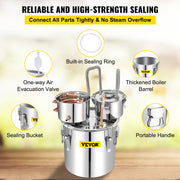 Moonshine Still Water Alcohol Distiller 50L w/Thumper Keg & Water Pump V952-ZLQSLNTDBA50LKQP7V3