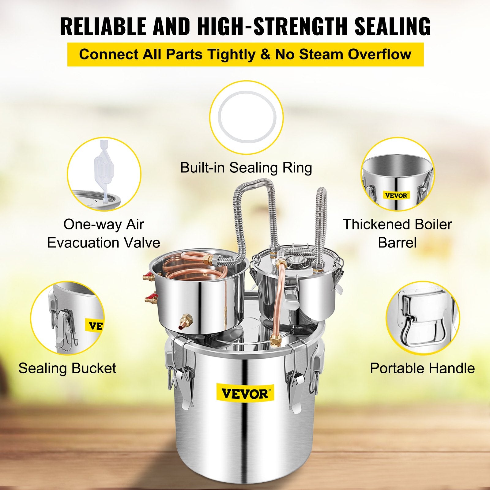 Moonshine Still Water Alcohol Distiller 50L w/Thumper Keg & Water Pump V952-ZLQSLNTDBA50LKQP7V3