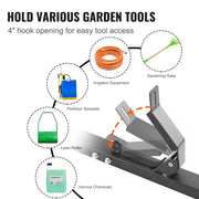 Trimmer Rack, 3 Place Weeder Trimmer Rack, Locking Trim Holder Landscape Trailer Rack Carrier Mount on Open V952-ZLSDCJGJ3000VHDC7V0