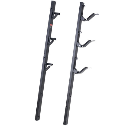 Trimmer Rack, 3 Place Weeder Trimmer Rack, Locking Trim Holder Landscape Trailer Rack Carrier Mount on Open V952-ZLSDCJGJ3000VHDC7V0