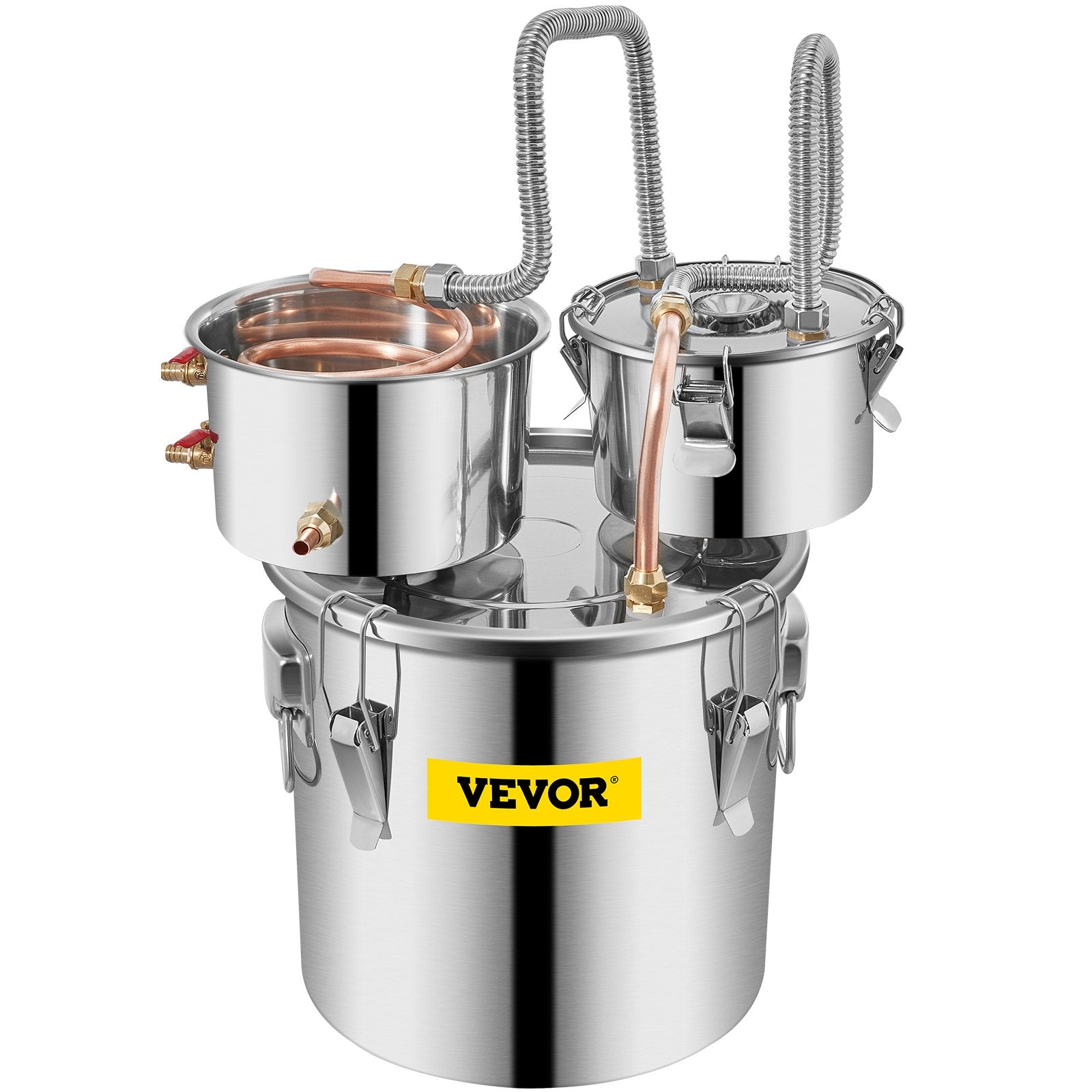 3 Pot 12L Alcohol Distiller Water Wine Boiler Home Brew Moonshinestill V952-ZLSJ3GALSLNTZLQDBV3