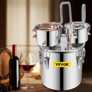 30L 8Gal Alcohol Distiller Water Spirit Boiler Home Brew Copper Alcohol Still V952-ZLSJ8GALSLNTZLQDBV3