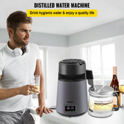 Home Water Distiller Distilled Water Maker 4 L with Dual Temp Display Grey V952-ZLSJSWXSKMDHAGSS5V3