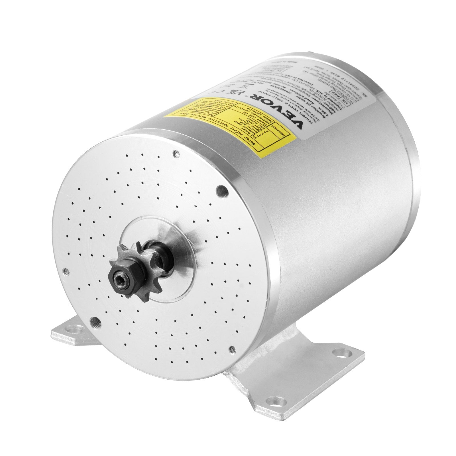 2000W Electric Brushless DC Motor Kit - 48V 4300rpm Motor with Upgraded Speed Controller and Throttle Grip V952-ZLWSDJTJ2000G4RXBV9