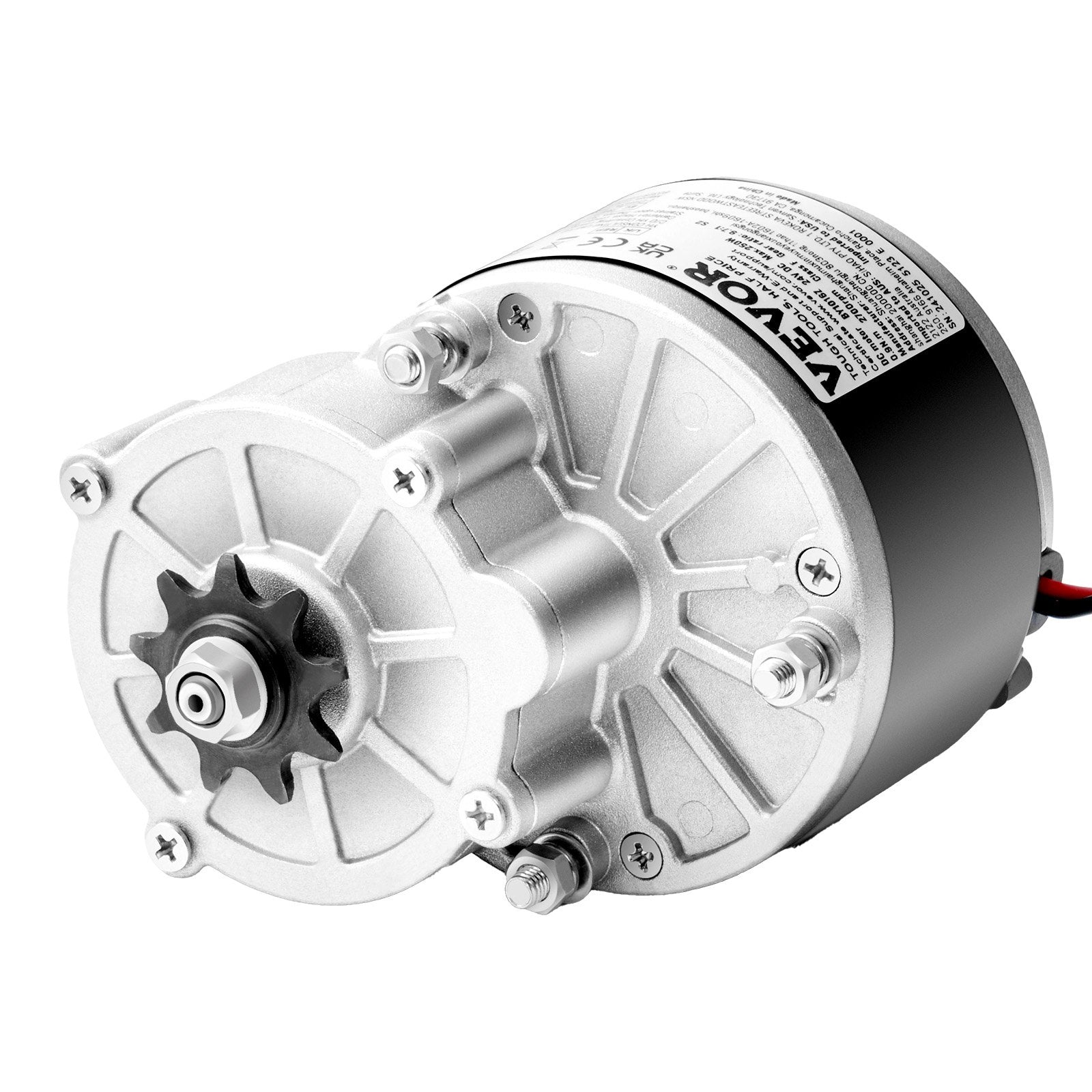 250W Electric Powerful DC Motor Kit - 24V 2700rpm Brushed Motor with Upgraded Speed Controller, Throttle Grip V952-ZLWSDJTJ250W1R9B9V9