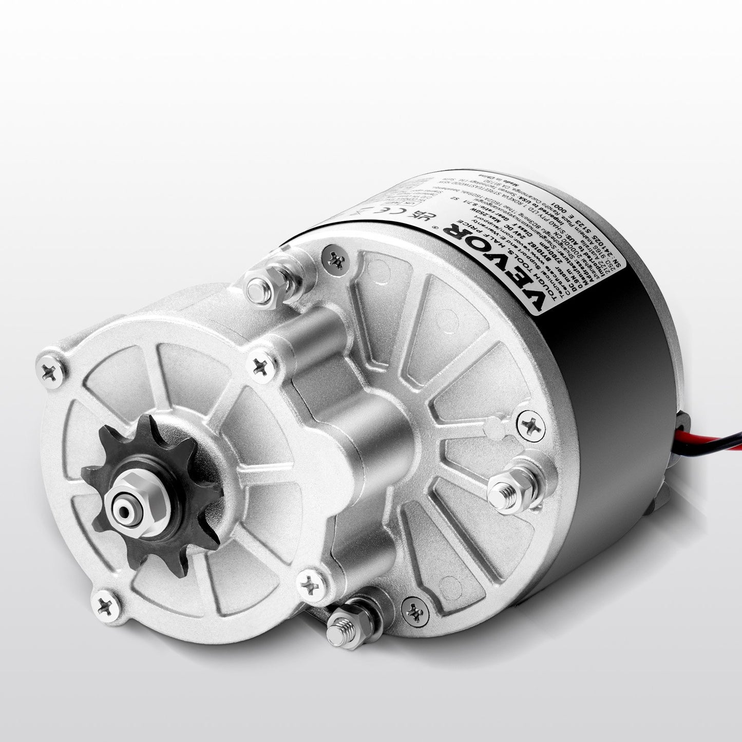 250W Electric Powerful DC Motor Kit - 24V 2700rpm Brushed Motor with Upgraded Speed Controller, Throttle Grip V952-ZLWSDJTJ250W1R9B9V9