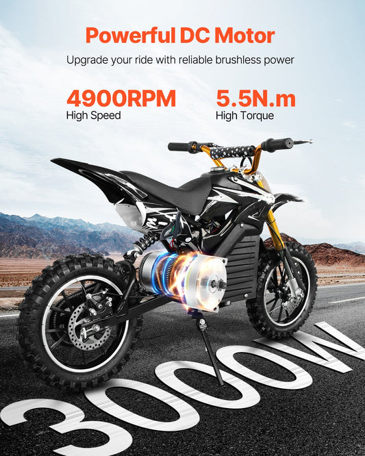 3000W Electric Brushless DC Motor Kit - 72V 4900rpm Motor with Upgraded Speed Controller for Go Karts E-Bike V952-ZLWSDJTJ30000IDZCV9