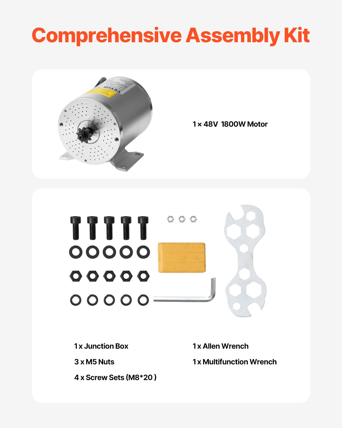 3000W Electric Brushless DC Motor, 72V 4900rpm Go Kart Electric Motor, Electric Dirt Bike Motor Engine for V952-ZLWSDJTJ30003774SV9