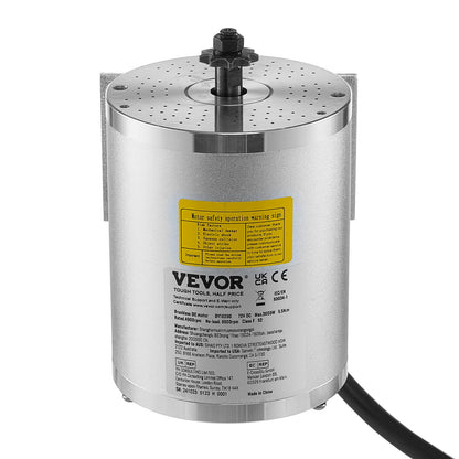 3000W Electric Brushless DC Motor, 72V 4900rpm Go Kart Electric Motor, Electric Dirt Bike Motor Engine for V952-ZLWSDJTJ30003774SV9