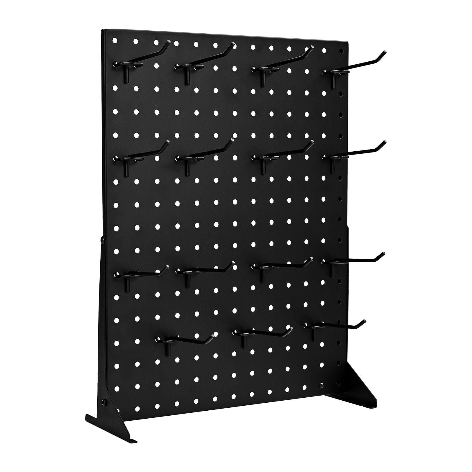 Pegboard Display Stand, 43 x 33 cm Tabletop Pegboard Display Stand with 15 Hooks, Thickened Cold-Rolled Steel V952-ZMLSDB1GZDPJUTAOH001V0