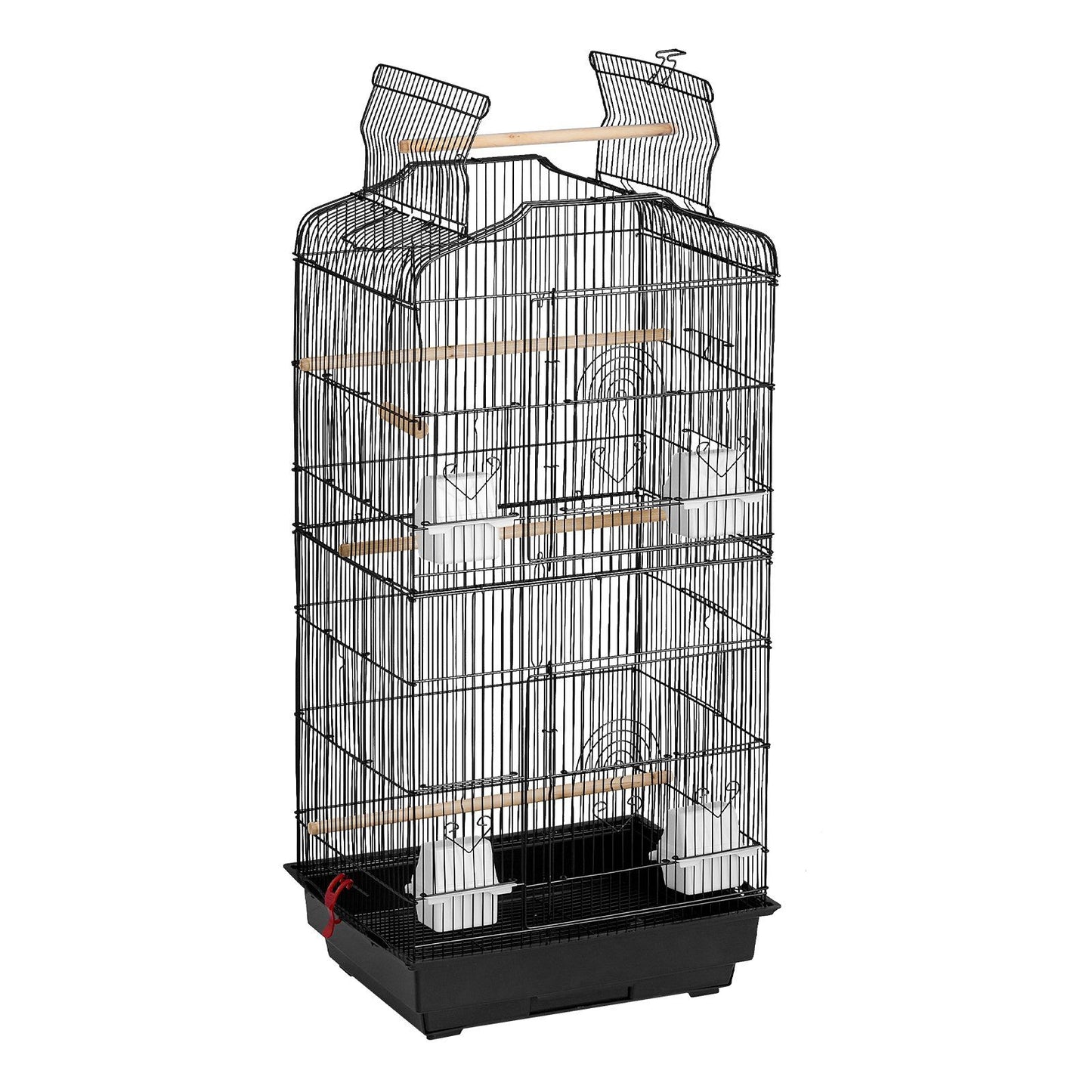 Large Bird Cage, 62 in, Open Top Parakeet Cage with Rolling Stand, Steel Bird Flight Cage with Removable V952-ZMSDXNLL18W1DWI2NV0
