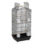 Large Bird Cage, 62 in, Open Top Parakeet Cage with Rolling Stand, Steel Bird Flight Cage with Removable V952-ZMSDXNLL18W1DWI2NV0