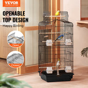 Bird Flight Cage 39 in Hanging Metal Parakeet Cage for Cockatiels Parrot V952-ZMSDXNLL18W1NRKCNV0