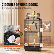 Bird Flight Cage 39 in Hanging Metal Parakeet Cage for Cockatiels Parrot V952-ZMSDXNLL18W1NRKCNV0
