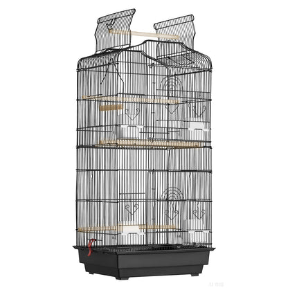 Bird Flight Cage 39 in Hanging Metal Parakeet Cage for Cockatiels Parrot V952-ZMSDXNLL18W1NRKCNV0