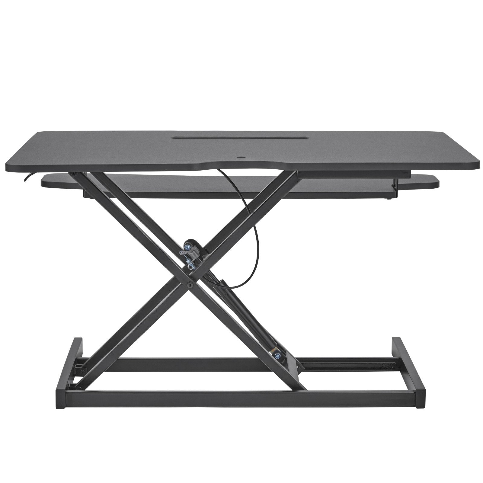 Standing Desk Converter, Two-Tier Stand up Desk Riser, 800 mm Large Sit to Stand Desk Converter,140-510 mm V952-ZMSJTSDXSX315ZZZAV0