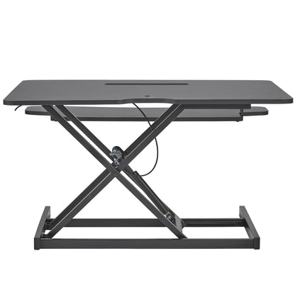 Standing Desk Converter, Two-Tier Stand up Desk Riser, 800 mm Large Sit to Stand Desk Converter,140-510 mm V952-ZMSJTSDXSX315ZZZAV0
