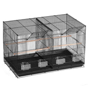 Bird Cage, 18 in, Small Parakeet Cage with Divider, Sturdy Metal Bird Flight Cage, Travel Birdcage with 5 V952-ZMSMNNL31191DY8JTV0