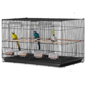 Bird Cage, 18 in, Small Parakeet Cage with Divider, Sturdy Metal Bird Flight Cage, Travel Birdcage with 5 V952-ZMSMNNL31191DY8JTV0
