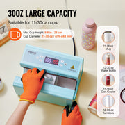 Auto Tumbler Heat Press Machine 325-887 ml Sublimation Mug Heat Press Blue V952-ZNKBJ30OZSLLL8371V3