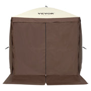 Pop Up Gazebo Tent, Pop-Up Screen Tent 4 Sided Canopy Sun Shelter with 4 Removable Privacy Wind Cloths & Mesh V952-ZPSLTZS6X6FTW9616V0