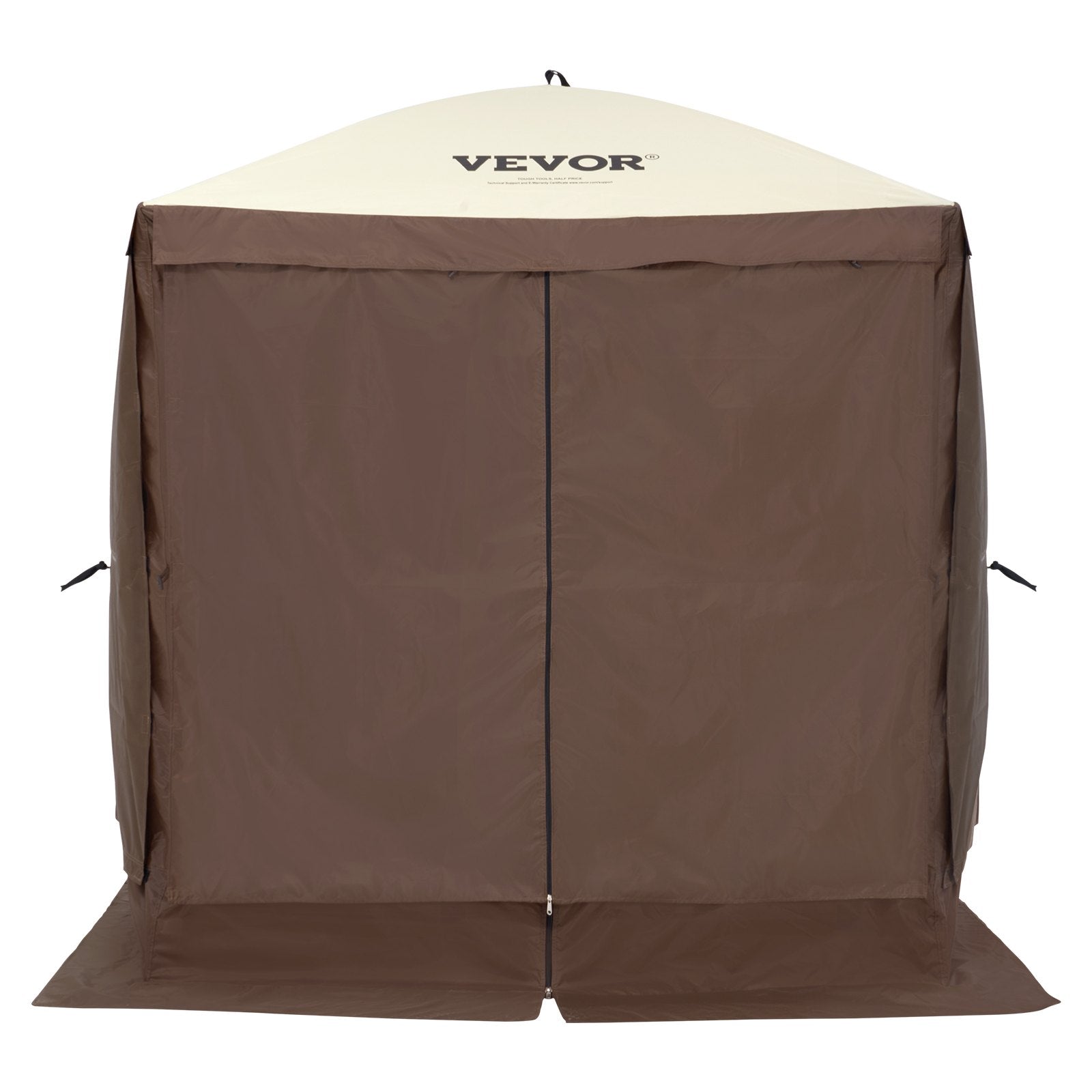Pop Up Gazebo Tent, Pop-Up Screen Tent 4 Sided Canopy Sun Shelter with 4 Removable Privacy Wind Cloths & Mesh V952-ZPSLTZS6X6FTW9616V0