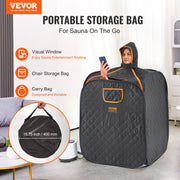 Portable Steam Sauna Tent 1000W Personal Spa Loss Weight Detox Therapy, 800x800x1000 mm V952-ZQBXSSNBSS10KT48LV3