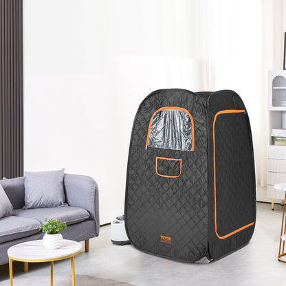 1000W Personal Steam Sauna Tent Loss Weight Detox Therapy Spa Compact, 800 x 800 x 1330 mm V952-ZQBXSSNJCS10GT3XTV3