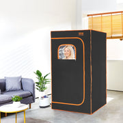 Portable Steam Sauna Tent Full Size 1000W Personal Sauna Blanket W/ Chair, 880 x 880 x 1600 mm V952-ZQBXSSNQCCS14E7Q1V3