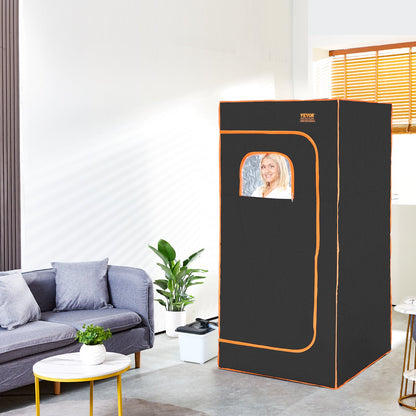 Portable Steam Sauna Tent Full Size 2000W Personal Sauna Blanket W/ Chair,880 x 880 x 1780 mm V952-ZQBXSSNQCCS1TM5YTV3