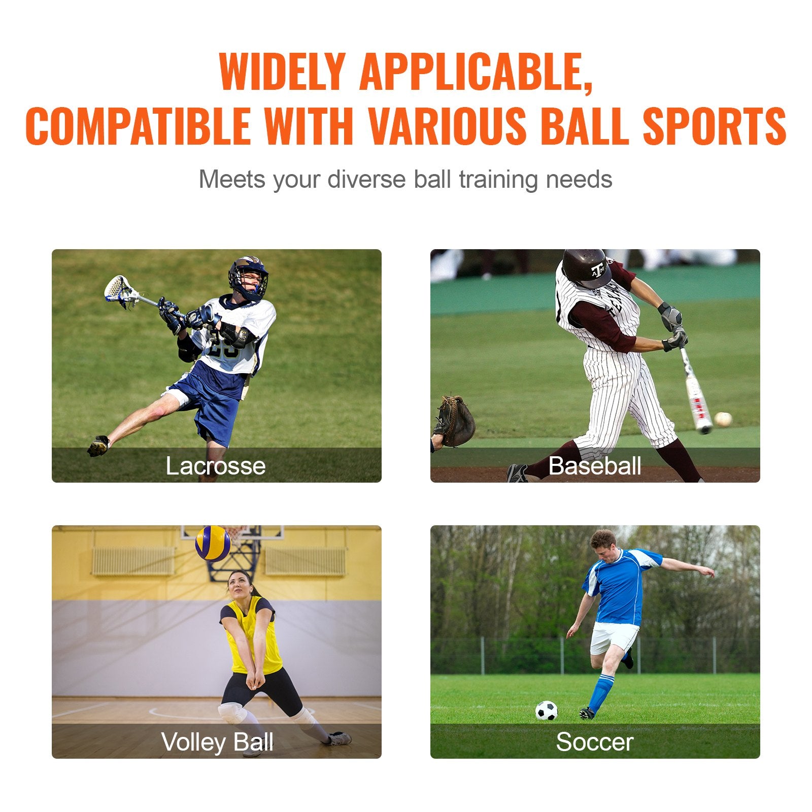 Lacrosse Rebounder for Backyard, 5x7 Ft Volleyball Bounce Back Net, Pitchback Throwback Baseball Softball V952-ZQGQFDWPEWK5TIDTVV0