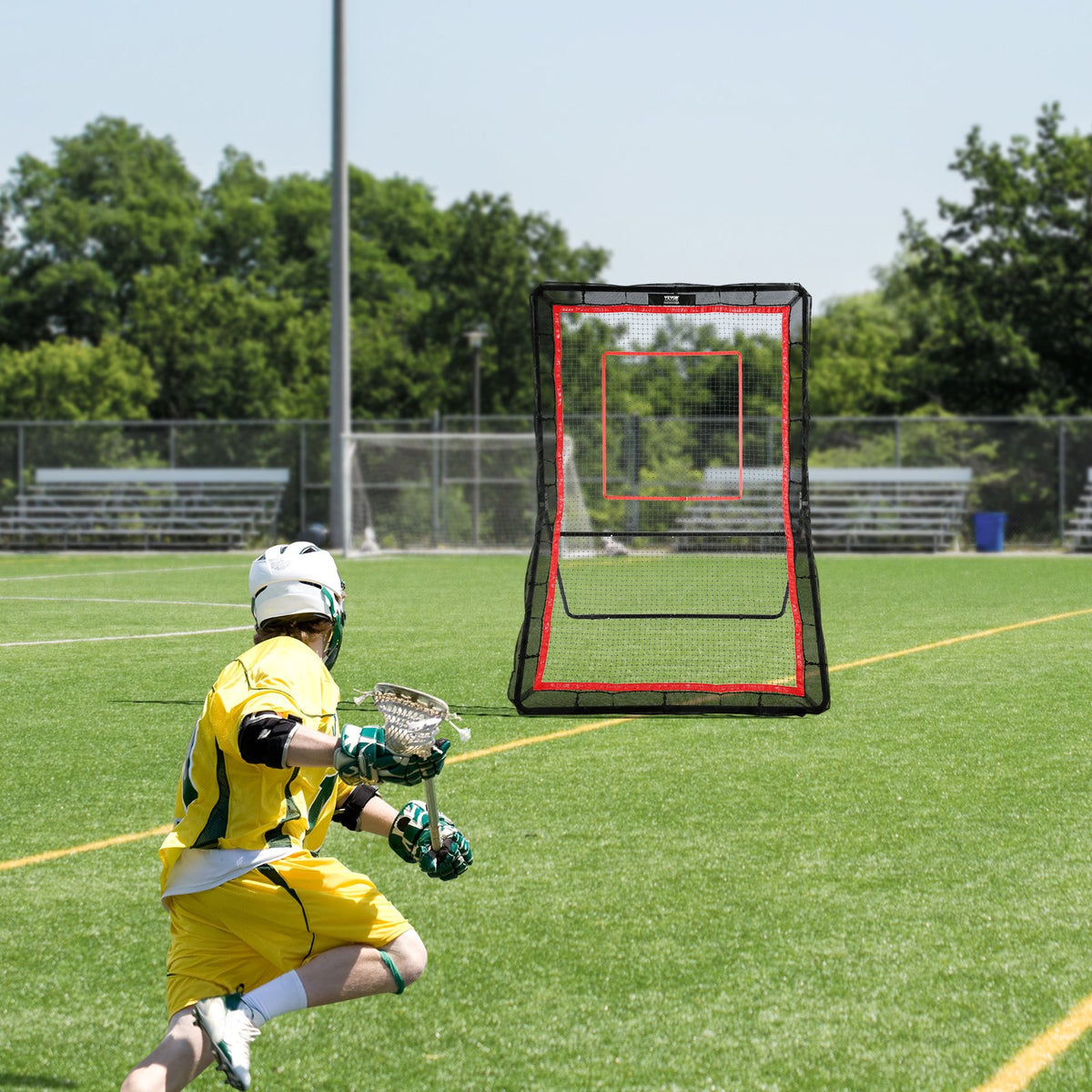 Lacrosse Rebounder for Backyard, 5x7 Ft Volleyball Bounce Back Net, Pitchback Throwback Baseball Softball V952-ZQGQFDWPEWK5TIDTVV0