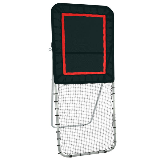 Folding Lacrosse Rebounder for Backyard, 3x8 Ft Volleyball Bounce Back Net, Pitchback Throwback Baseball V952-ZQGQFDWTCBWK30JVMV0