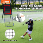 Folding Lacrosse Rebounder for Backyard, 3x8 Ft Volleyball Bounce Back Net, Pitchback Throwback Baseball V952-ZQGQFDWTCBWK30JVMV0