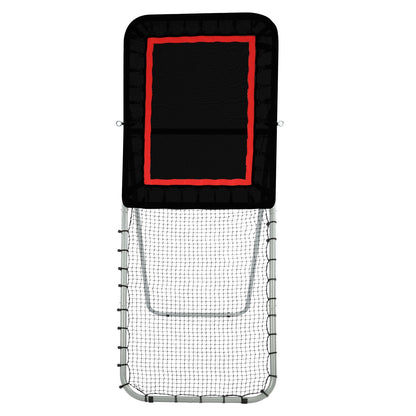 Folding Lacrosse Rebounder for Backyard, 3x8 Ft Volleyball Bounce Back Net, Pitchback Throwback Baseball V952-ZQGQFDWTCBWK30JVMV0