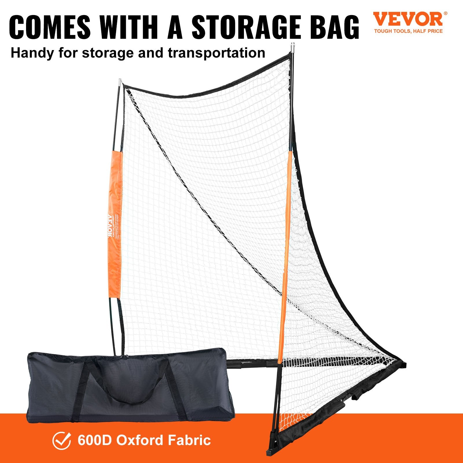 Lacrosse Goal, 1.8mx1.8m Lacrosse Net, Portable Lacrosse Goal with Carry Bag, Fiberglass Rod Backyard V952-ZQGQQMBXK66YHXM3MV0