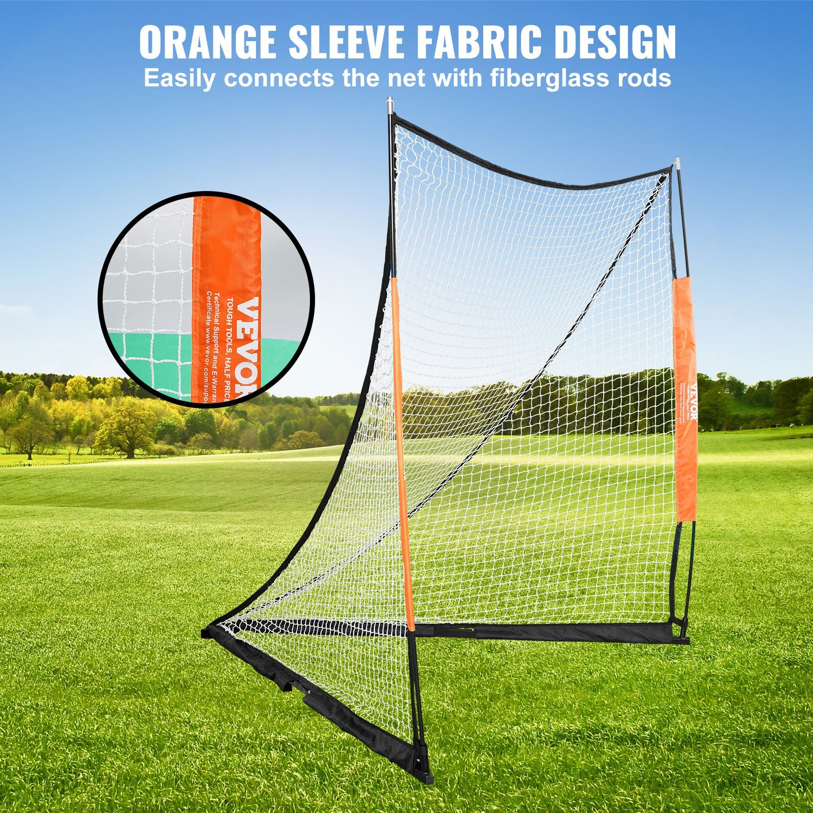 Lacrosse Goal, 1.8mx1.8m Lacrosse Net, Portable Lacrosse Goal with Carry Bag, Fiberglass Rod Backyard V952-ZQGQQMBXK66YHXM3MV0