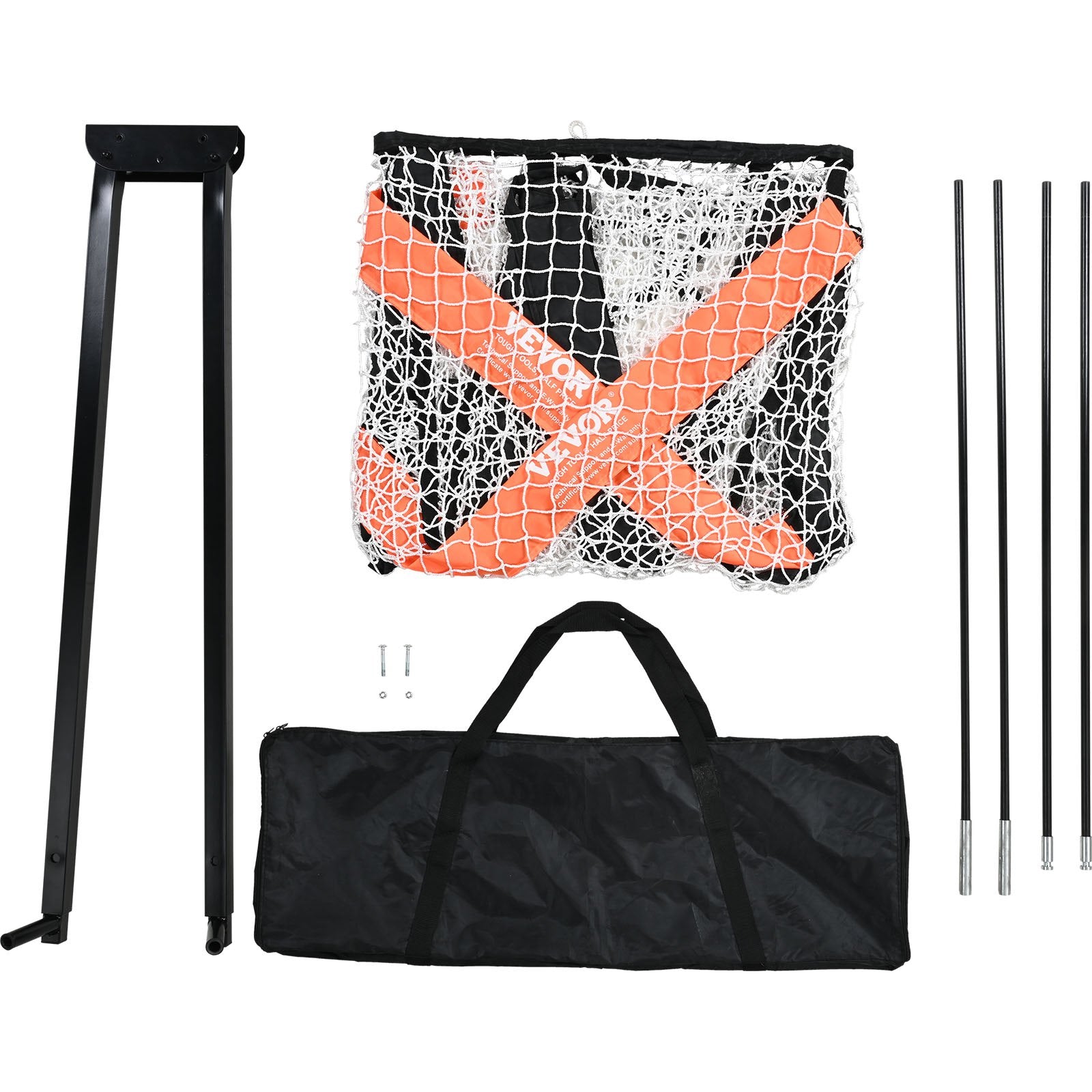 Lacrosse Goal, 1.8mx1.8m Lacrosse Net, Portable Lacrosse Goal with Carry Bag, Fiberglass Rod Backyard V952-ZQGQQMBXK66YHXM3MV0