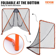 Lacrosse Goal, 1.8mx1.8m Lacrosse Net, Folding Portable Backyard Lacrosse Training Equipment, Steel Frame V952-ZQGQQMTJK66YHI8WOV0