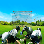 Lacrosse Goal, 1.8mx1.8m Lacrosse Net, Folding Portable Backyard Lacrosse Training Equipment, Steel Frame V952-ZQGQQMTJK66YHI8WOV0