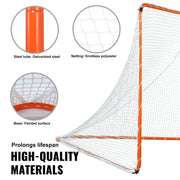 Lacrosse Goal, 6' x 6' Lacrosse Net, Steel Frame Backyard Lacrosse Training Equipment, Portable Lacrosse Goal V952-ZQGQQMTJK66YIO3RGV0